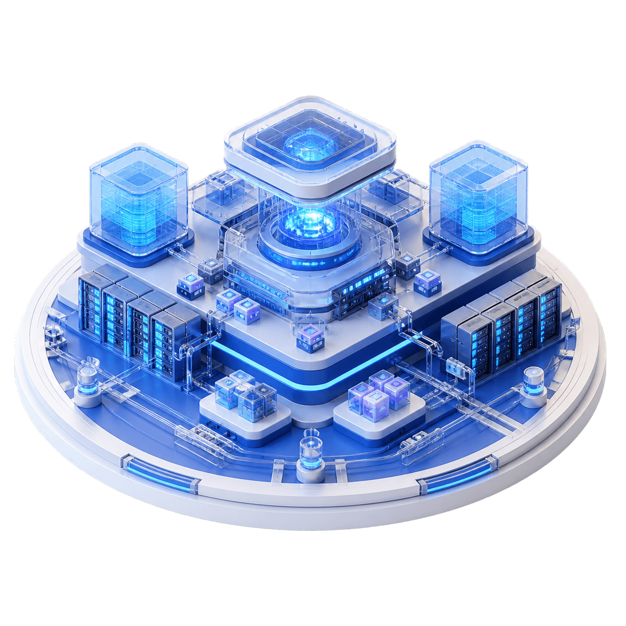 智谱企业 AI 平台 3D 模型